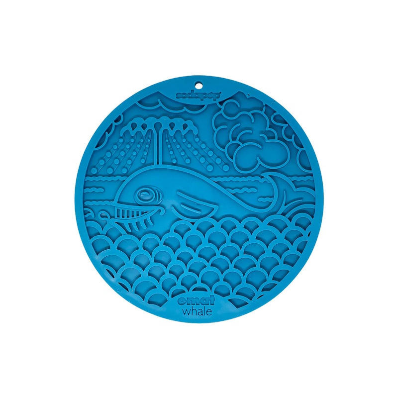 SodaPup Blue Whale Lickmat with Suction Cups Large