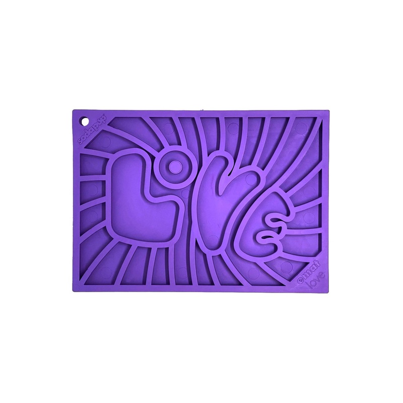 SodaPup Purple Love Lickmat Small