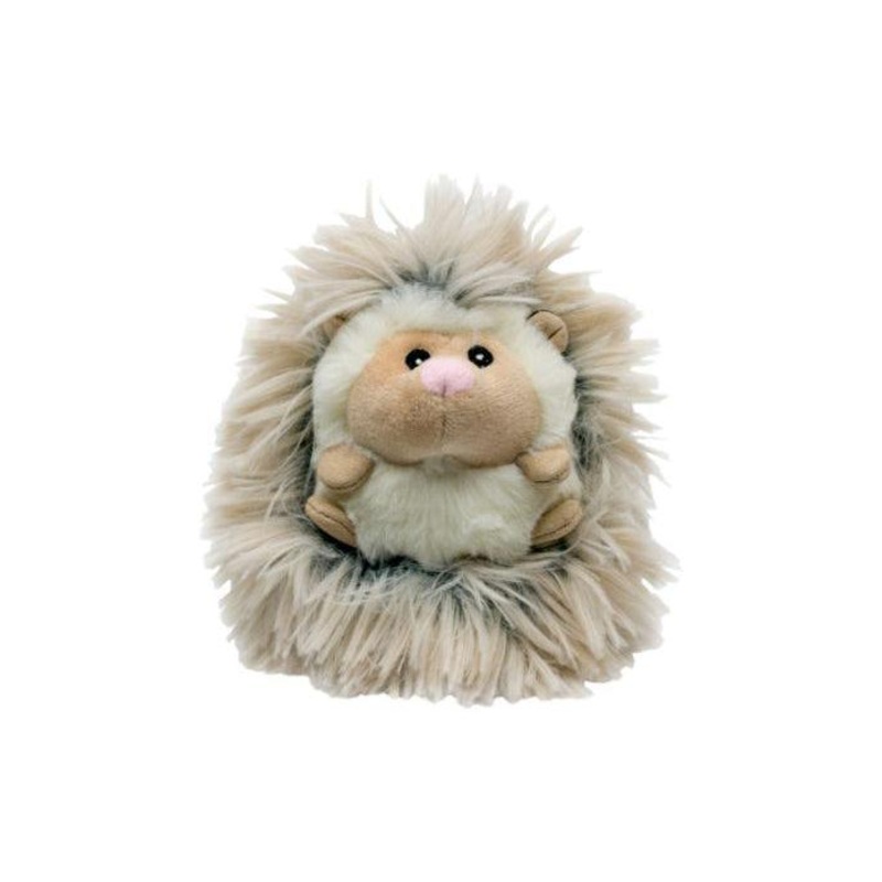 Tall Tails Real Feel Fluffy Hedgehog Dog Toy 5 in