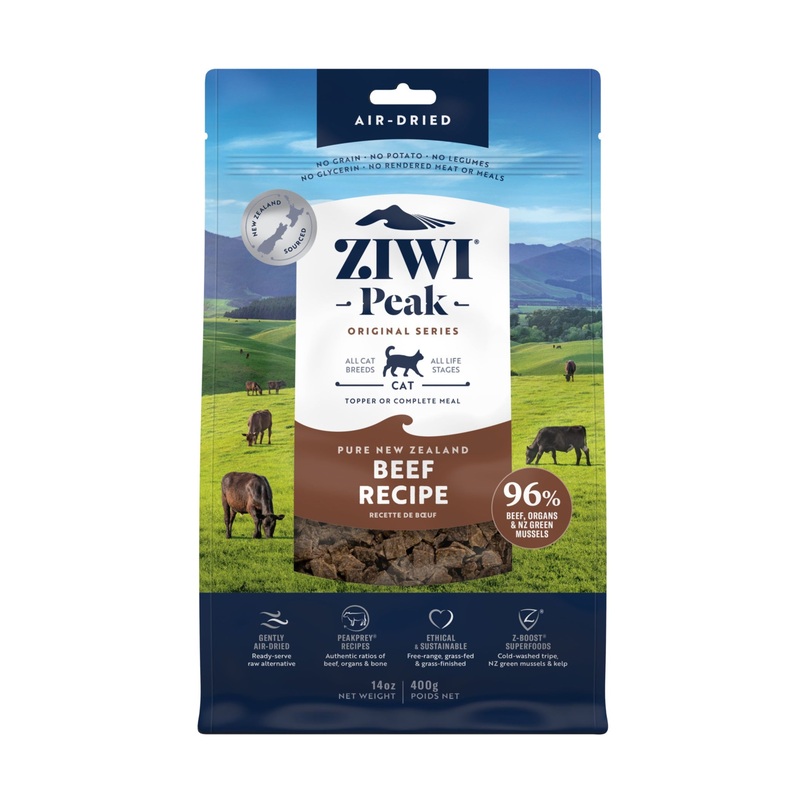 ZIWI Air Dried Beef Cat Food 14 oz