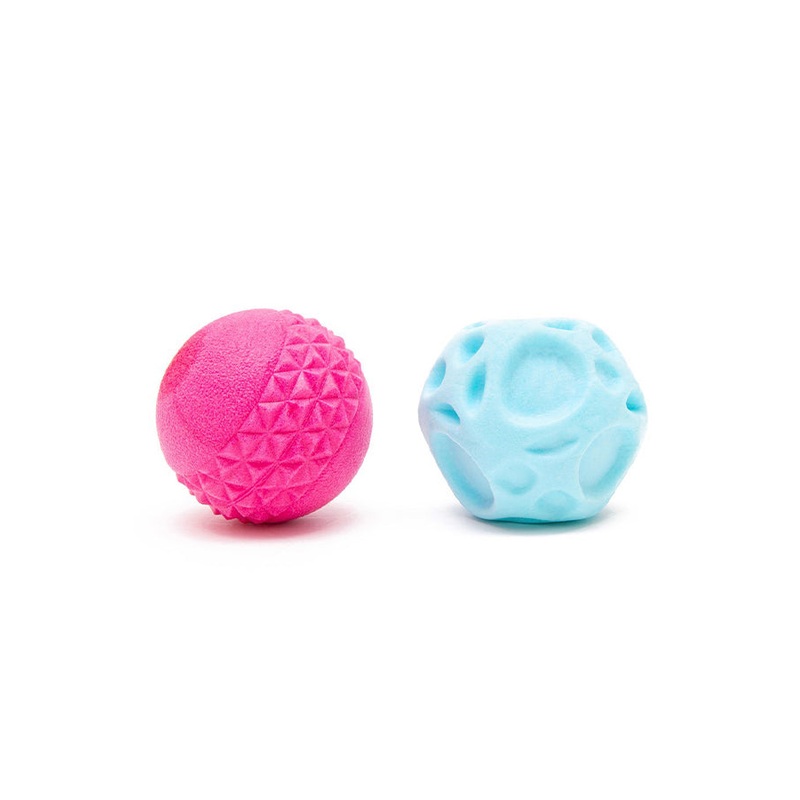 Frubba Balls Dog Toy Blue and Pink