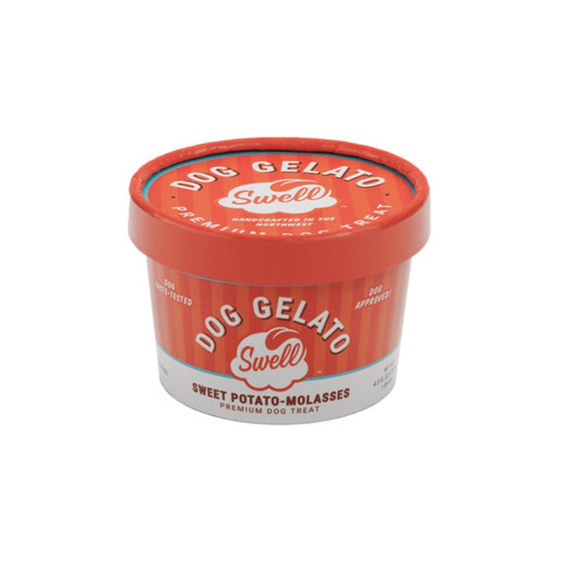 Swell Gelato Sweet Potato Molasses Frozen Dog Treat 4 oz