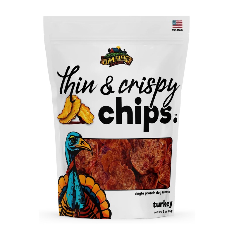 Wild Meadow Farms Chips Dog Treats Turkey