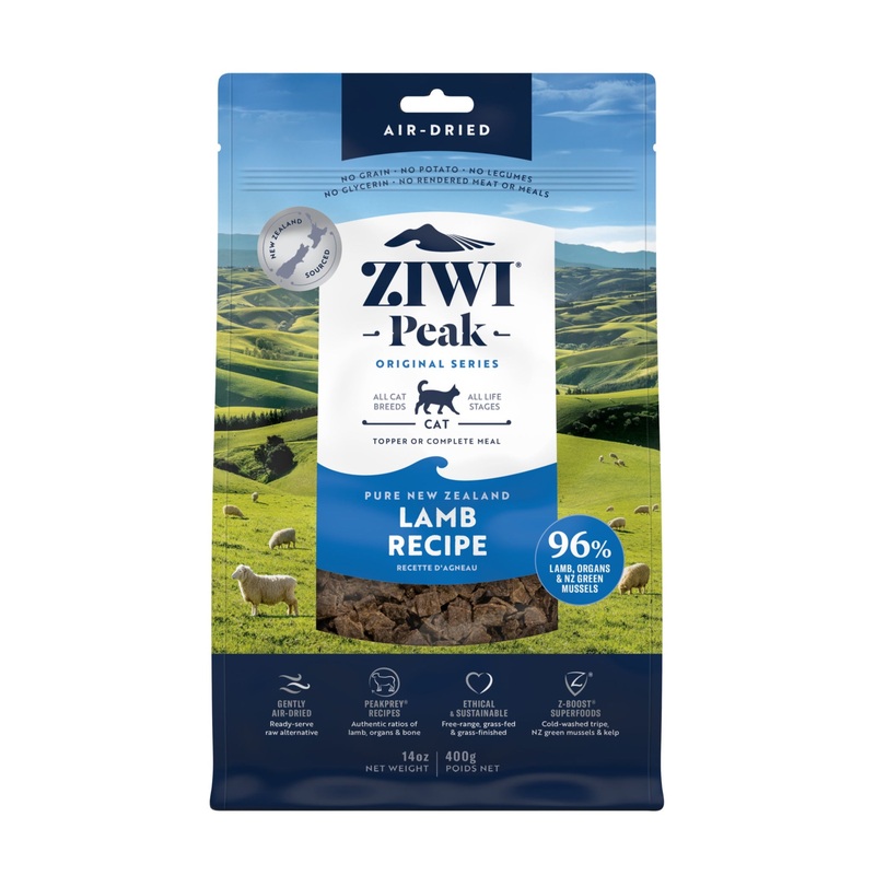 ZIWI Air Dried Lamb Cat Food 14 oz