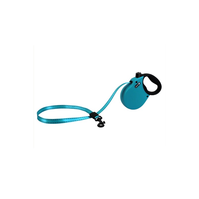 Alcott Adventure Blue Retractable Dog Leash X-Small