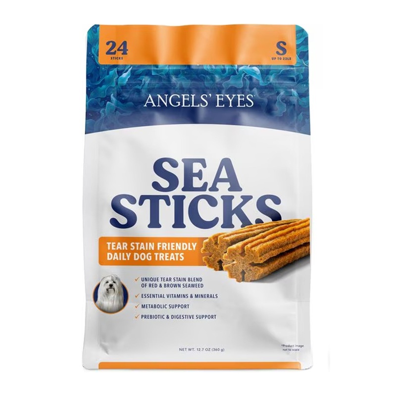 Angels’ Eyes Sea Sticks for Tear Stains Dog Treats Small – 24ct
