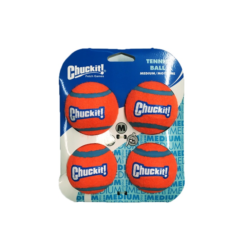 ChuckIt! Tennis Balls, 4-pack