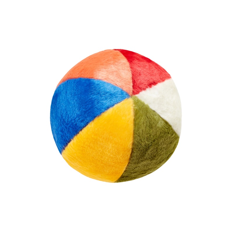 Fluff and Tuff Beach Ball Plush Dog Toy
