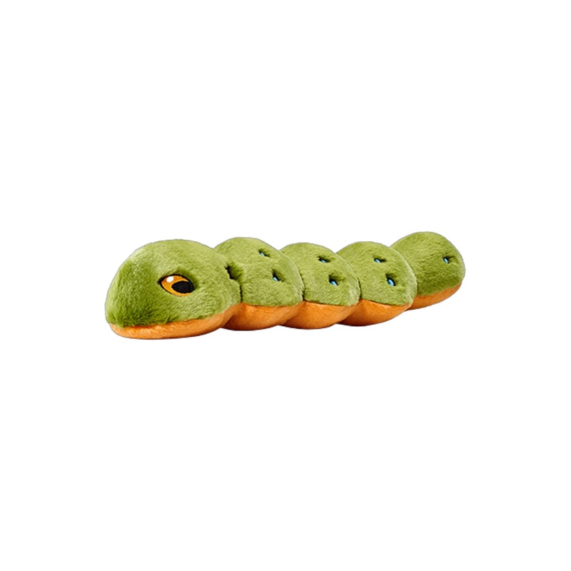 Fluff and Tuff Katie Caterpillar Plush Dog Toy