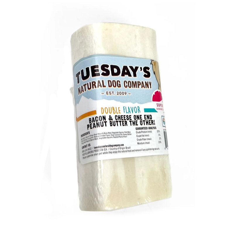 Tuesday’s Natural Dog Co. Double Flavor Filled Bones 3-4 Inch