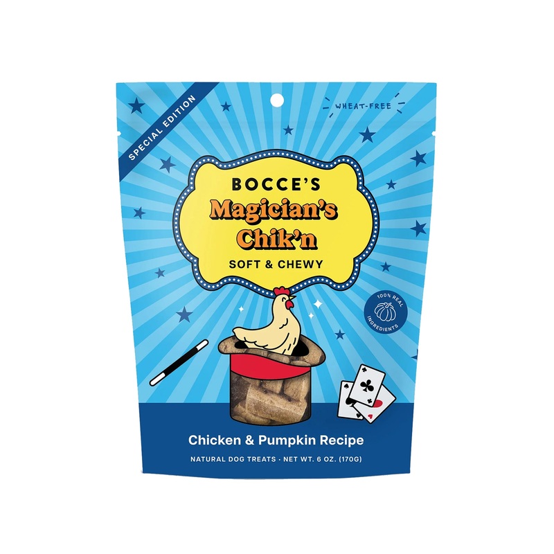 Bocce’s Circus Magician’s Chik’n Soft and Chewy Dog Treats 6 oz