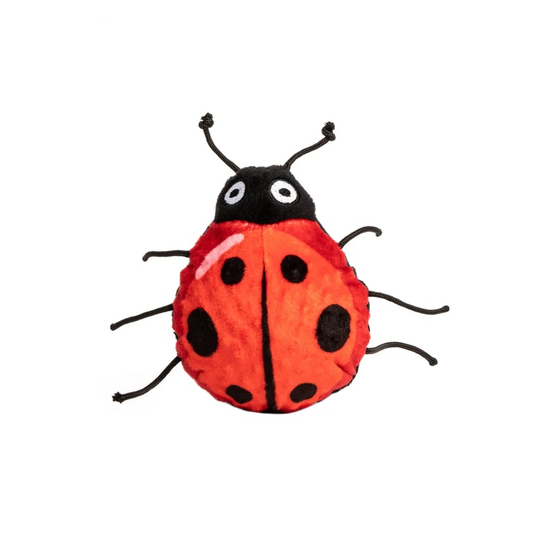Fabdog Faball Ladybug Dog Toy Small