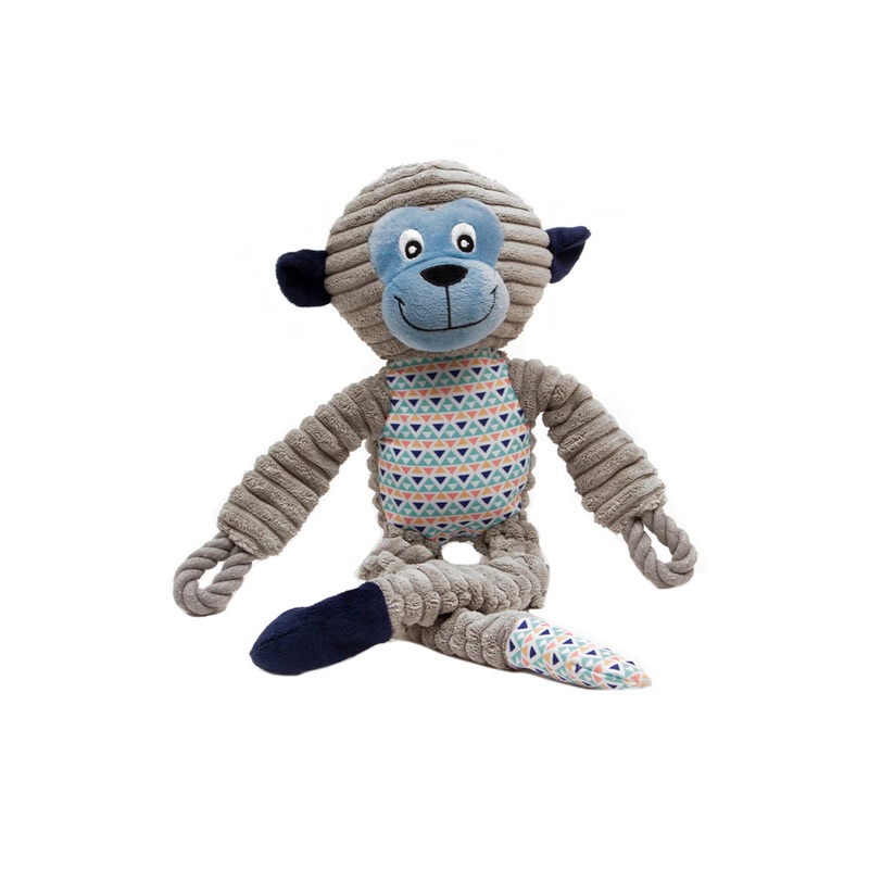 Great and Small Cuddle Me Knot Monkey Dog Toy