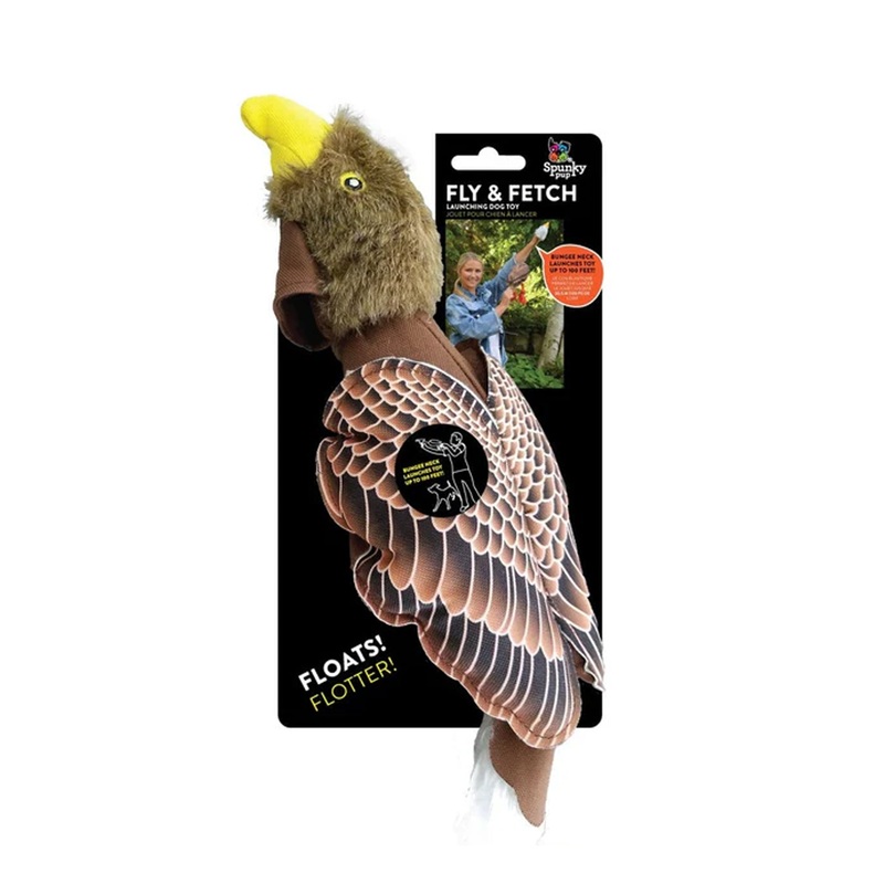 Spunky Pup Eagle Launching Fly and Fetch Toy
