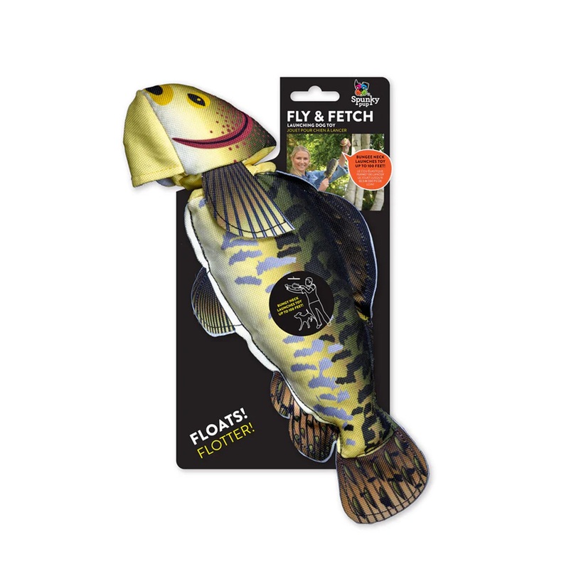 Spunky Pup Fish Launching Fly and Fetch Toy