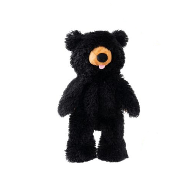 Tall Tails Stuffless Black Bear Dog Toy