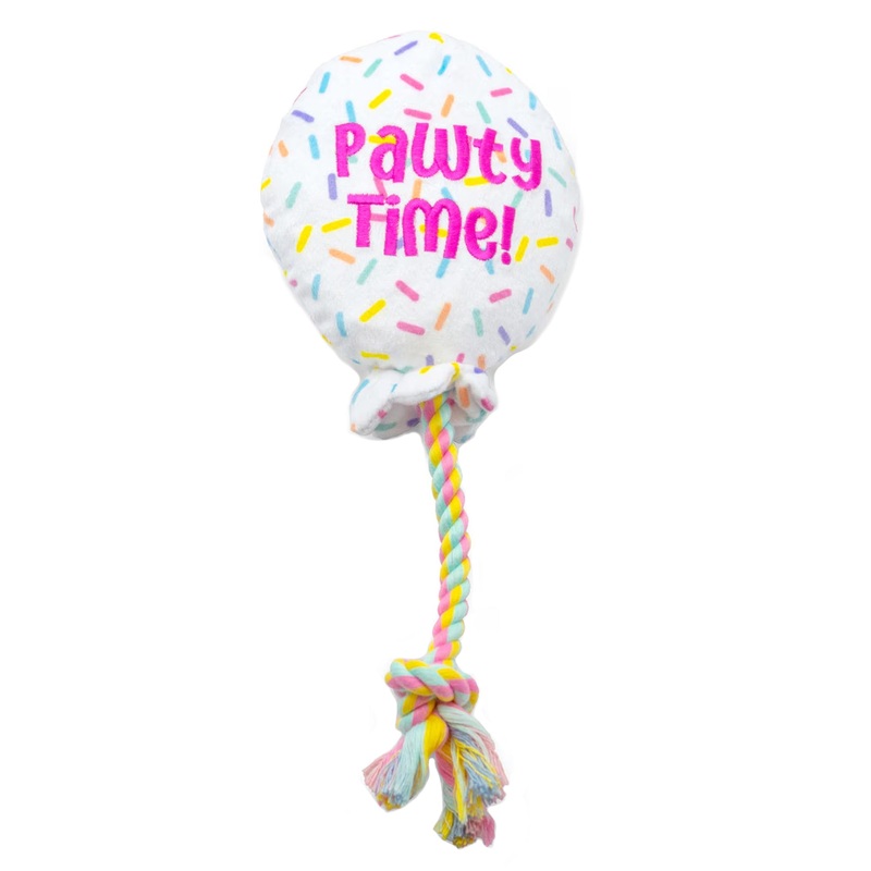 ThoozyPet Birthday Balloon Dog Toy 7 in.