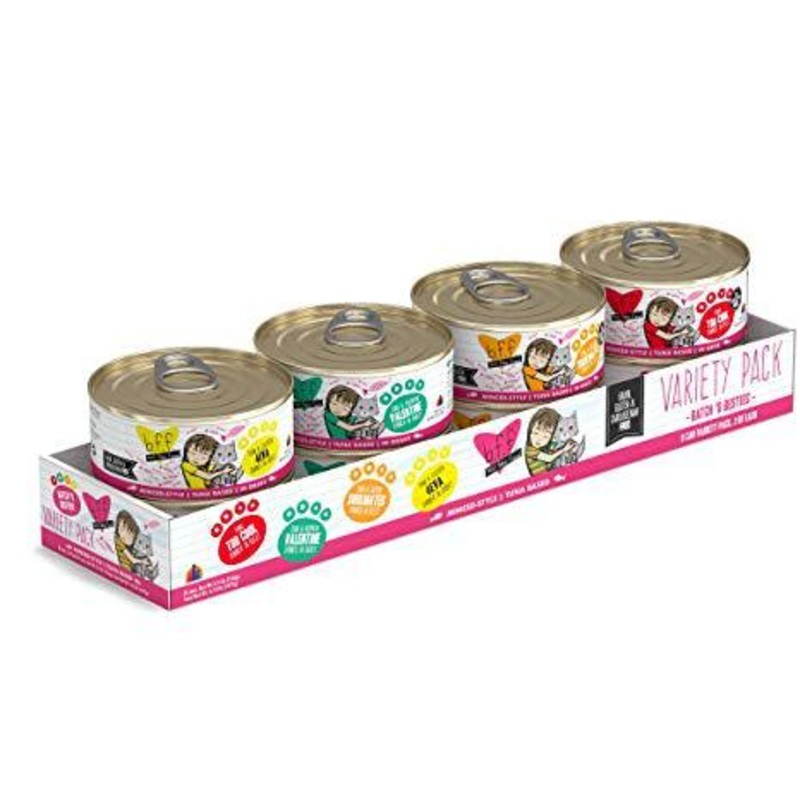 B.F.F. Minced Batch O’ Besties Variety Pack Wet Cat Food 5.5 oz – Case of 8