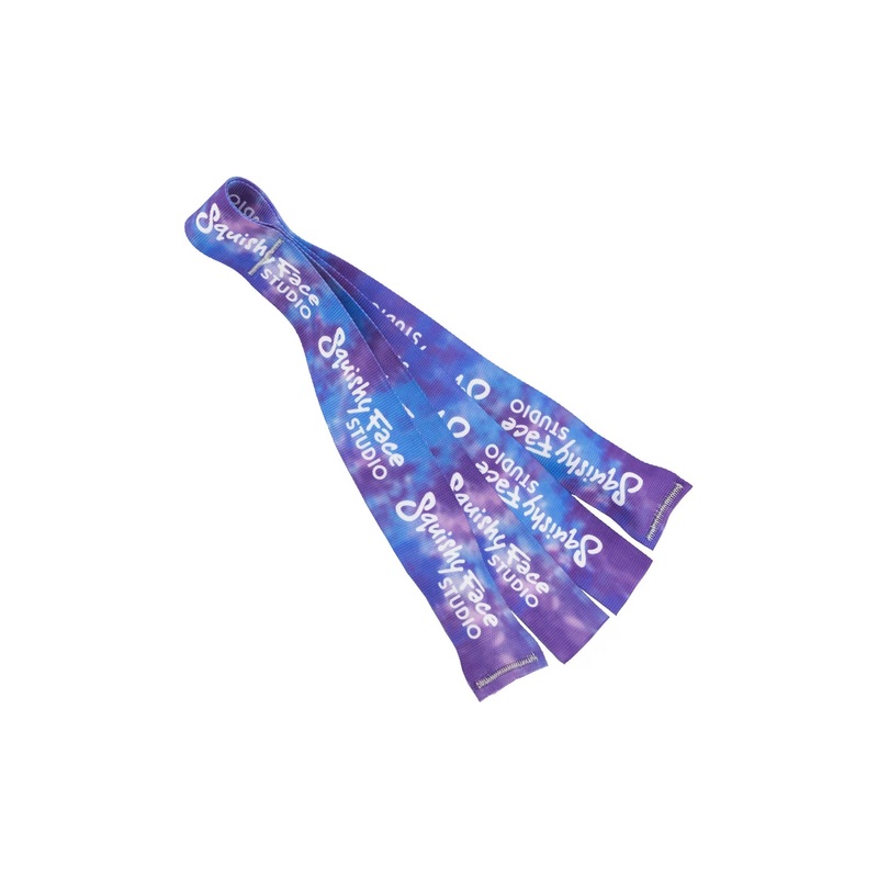 Squishy Face Blue and Purple Lure for Flirt Pole V2 with Squeaker
