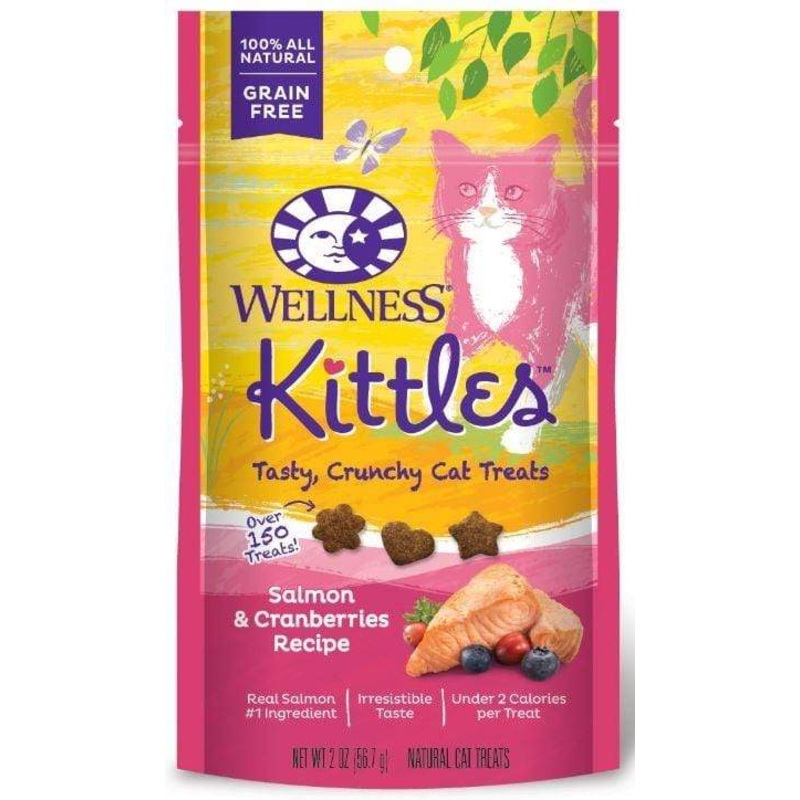 Wellness Kittles Crunchy Salmon & Cranberry Cat Treats 2 oz