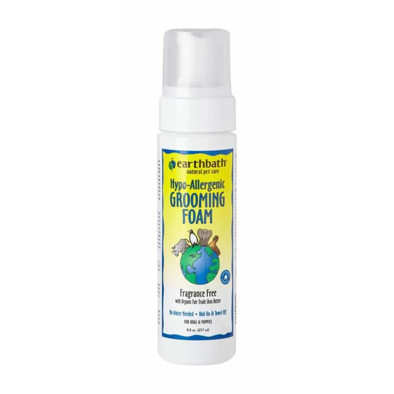 Earthbath Hypo-Allergenic Grooming Foam For Dogs 8 oz