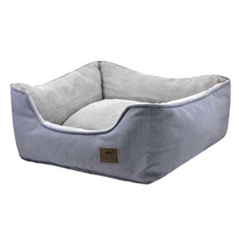 Tall Tails Dream Chaser Charcoal Bolster Bed 24 x 21 in – medium