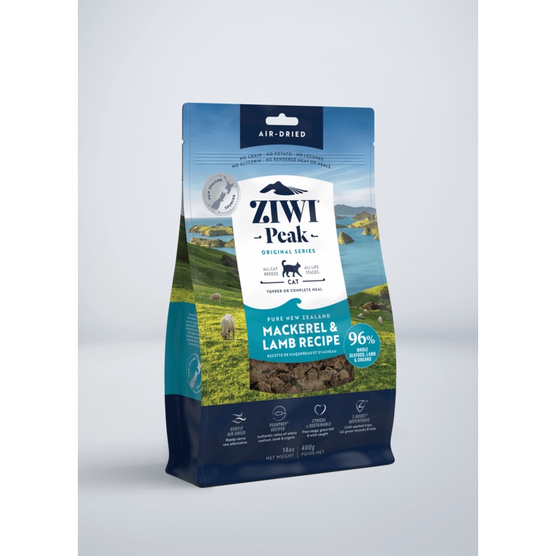 ZIWI Peak Air-Dried Mackerel & Lamb Recipe For Cats 14 oz