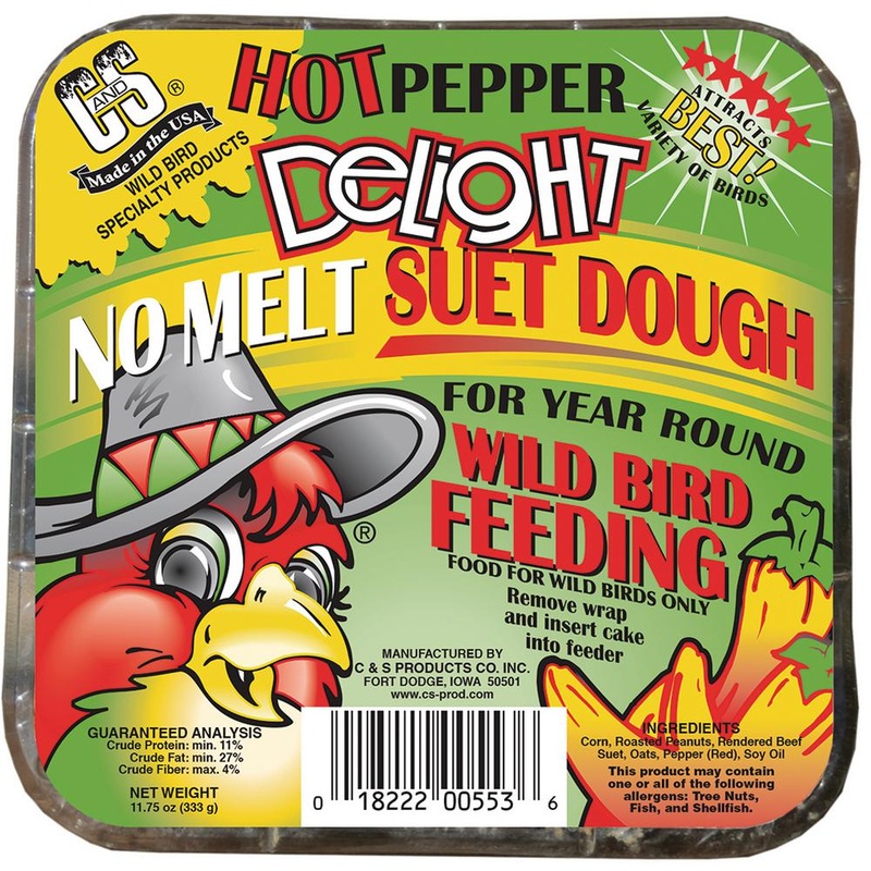 C&S Products Hot Pepper Delight Suet 13 oz