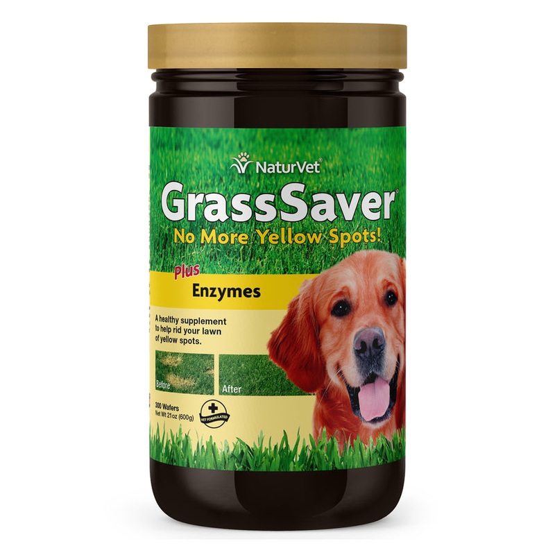 NaturVet GrassSaver Chewable Wafers for Dogs 300 count