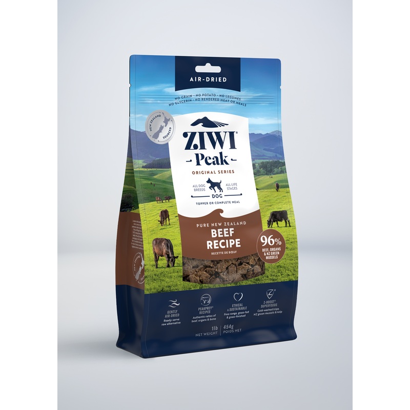 ZIWI Peak Grain Free Air-Dried Beef Recipe Dry Dog Food 1 lb