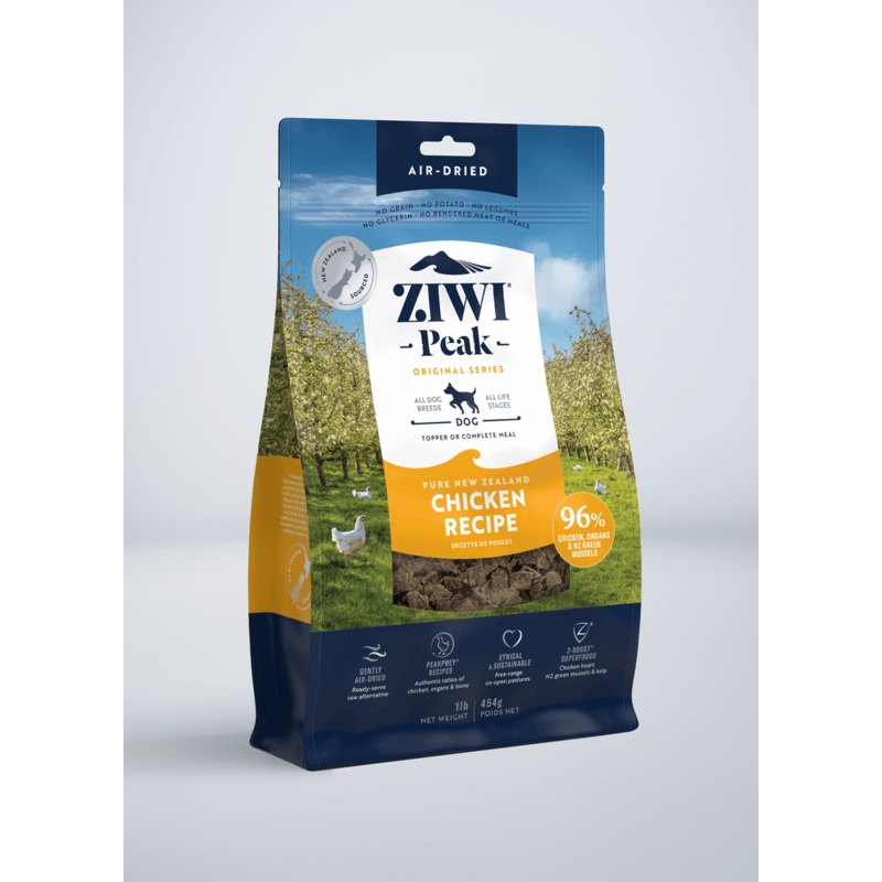 ZIWI Peak Grain Free Air-Dried Free-Range Chicken Recipe Dry Dog Food 1 lb