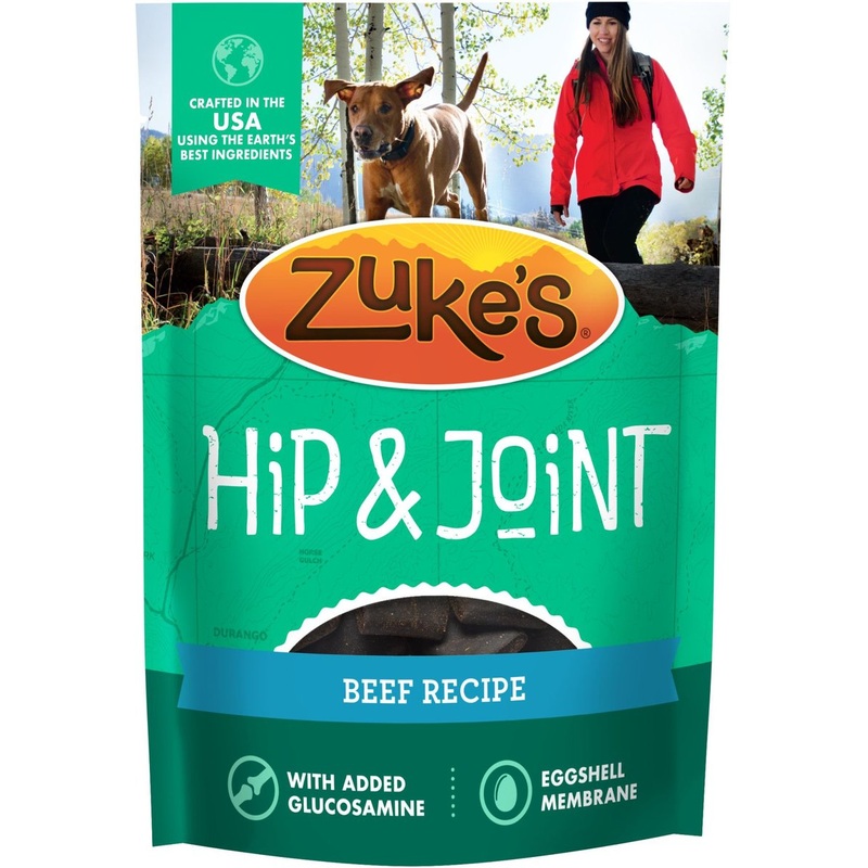 Zuke’s Hip & Joint Beef Recipe Soft & Chewy Dog Treats 6 oz