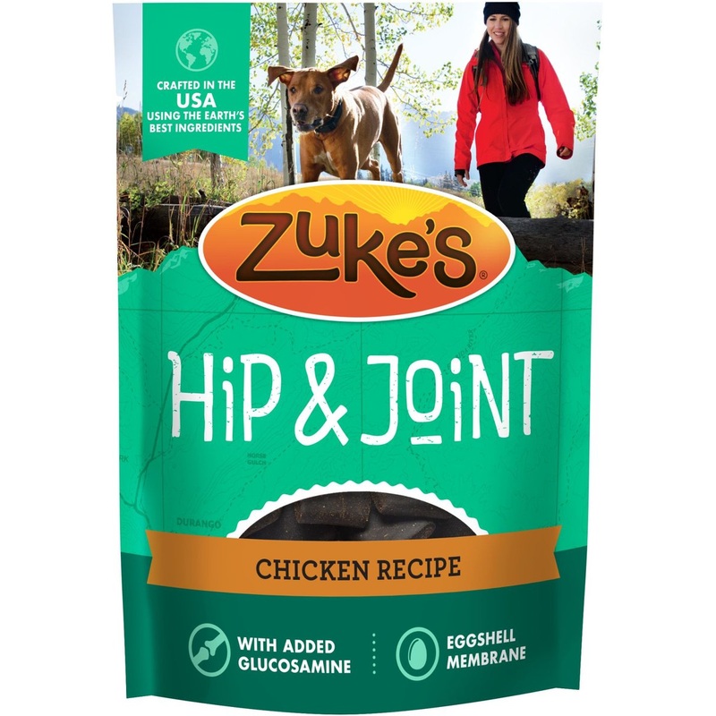 Zuke’s Hip & Joint Chicken Recipe Soft & Chewy Dog Treats 6 oz