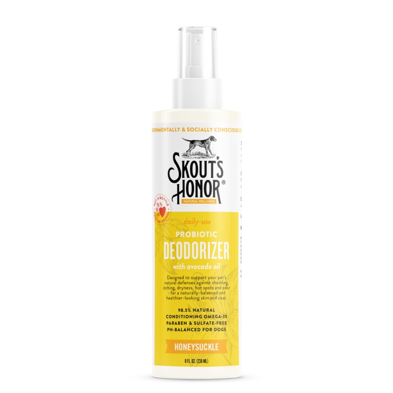 Skout’s Honor Probiotic Honeysuckle Deodorizer For Dogs 8 oz