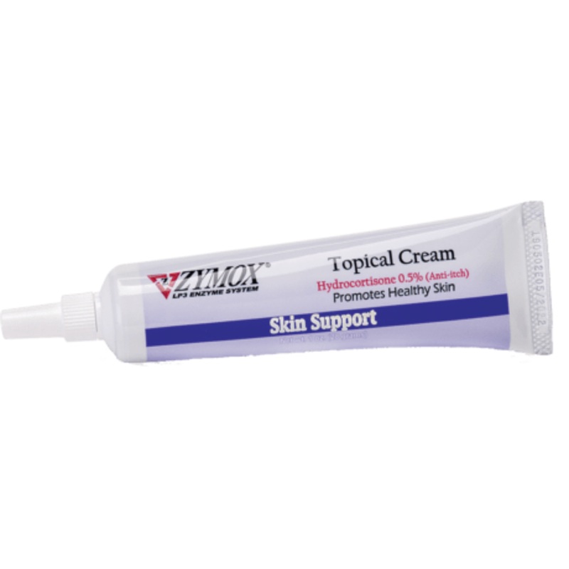 Zymox Topical Cream With 0.5% Hydrocortisone for Dogs 1 oz