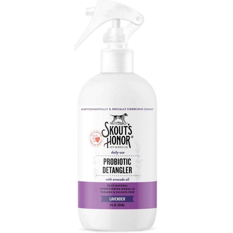 Skout’s Honor Probiotic Daily Use Detangler Lavender 8 oz