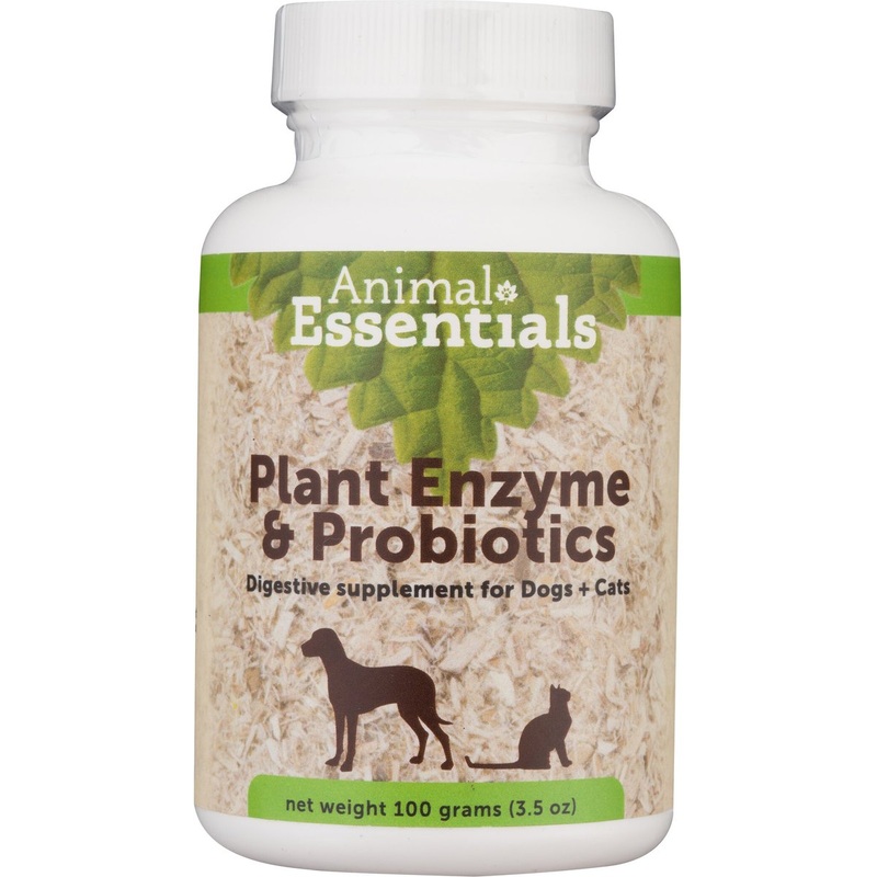 Animal Essentials Plant Enzyme with Probiotics Digestive Supplement for Dogs and Cats 100 gm