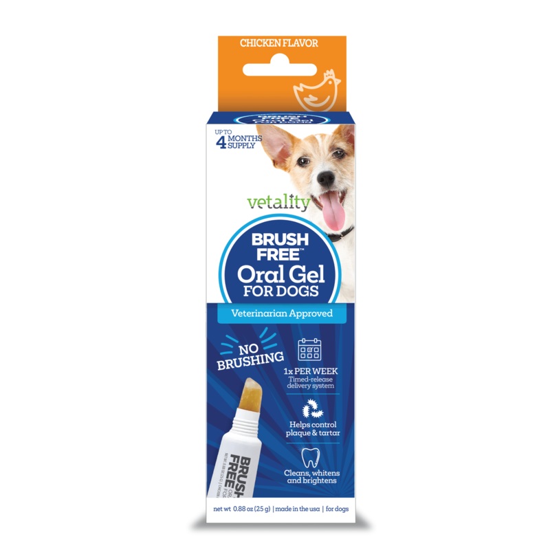 Vetality Brush Free Oral Gel for Dogs 25 gm