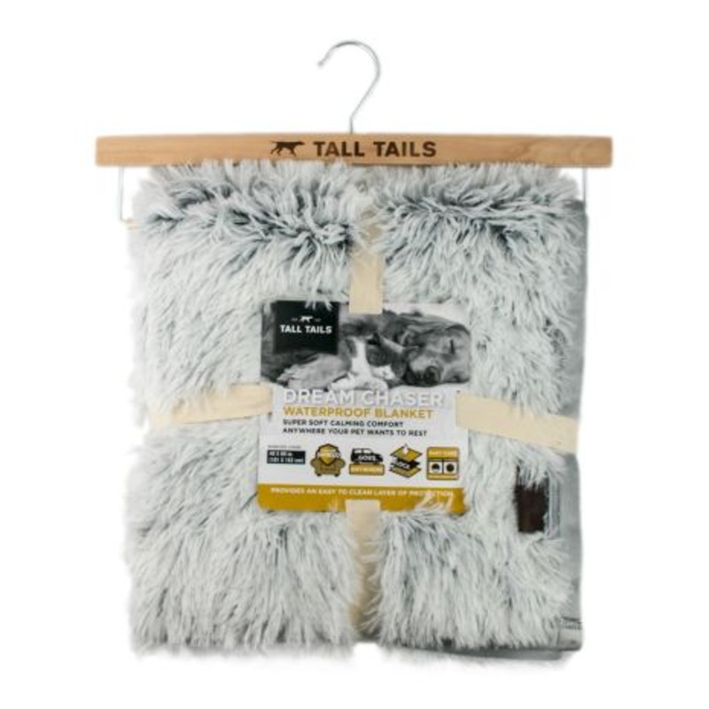 Tall Tails Frosted Grey Waterproof Dog Blanket 40 x 60 in