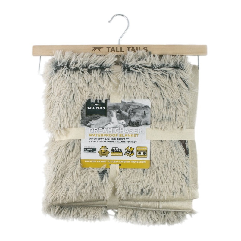 Tall Tails Frosted Khaki Waterproof Dog Blanket 40 x 60 in