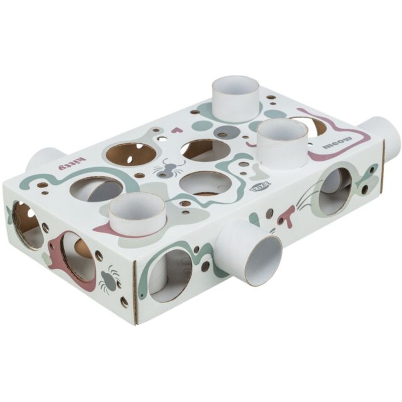 TRiXiE Strategy Game Fumble Box Cat Toy 13.8 x 7.9 in