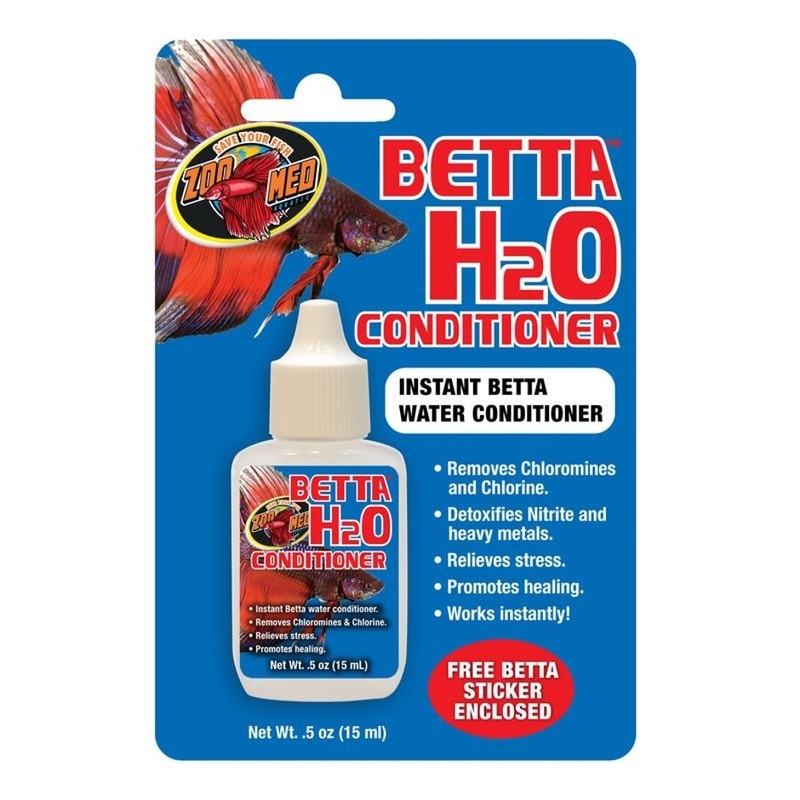 ZOO MED BETTA H20 CONDITIONER INSTANT H2O CONDITIONER 5 OZ