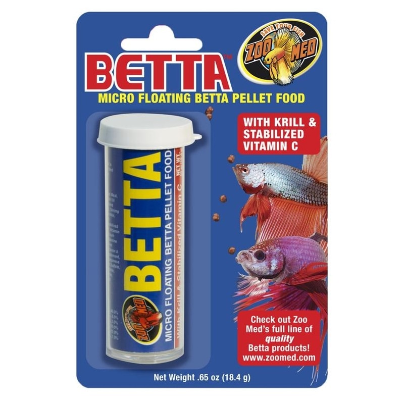 ZOO MED BETTA MICRO FLOATING BETTA PELLET FOOD 0.65 OZ