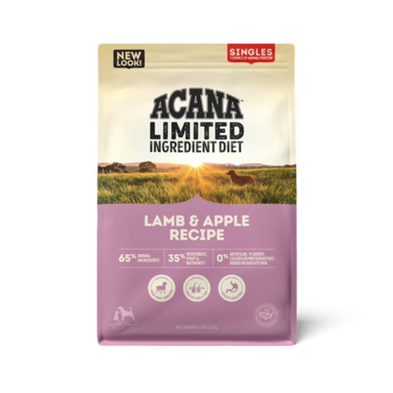 ACANA Singles Limited Ingredient Lamb & Apple Recipe Dry Dog Food 25-lb