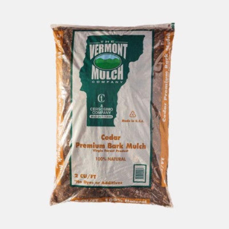 Vermont Mulch Cedar Mulch 3 Cu / Ft Natural