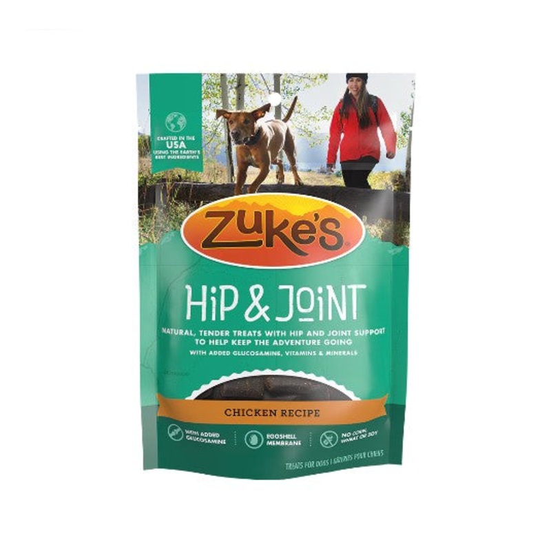 Zukes Hip & Joint Chicken Recipe Dog Treats 6 oz
